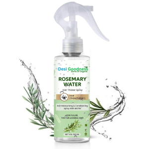 Desi Goodness Rosemary Water Spray for Hair Growth with Biotin, Hair Spray for Hair fall| Rosemary & Hair Mist  | Suitable For All Hair Types